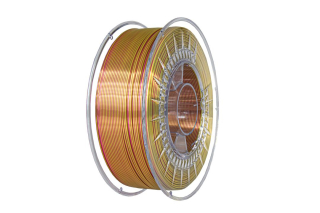 Filament DEVIL DESIGN / PLA SILK DUAL / RUŽOVÁ-ZLATÁ / 1,75mm / 1 kg